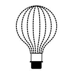 Obraz premium hot air balloon icon