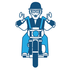 Motorcycle biker design