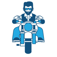 Motorcycle biker design