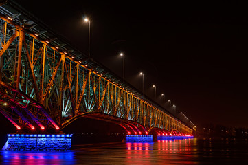 Fototapeta na wymiar Most na Wiśle w Płocku