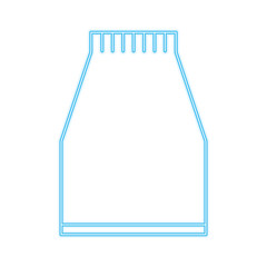 Coffee bag product line icon vector illustration graphic design