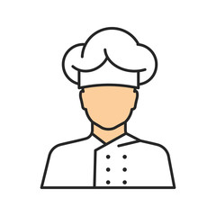 Chef cook color icon