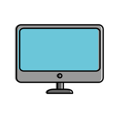 monitor computer isolated icon vector illustration design