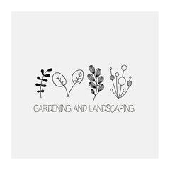 Beautiful floral logo template in vector. Plants, leaves and flowers for logo design. Premade logo design