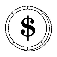 coin money isolated icon vector illustration design