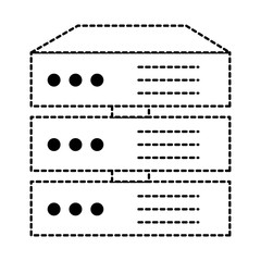 Fototapeta premium data server isolated icon vector illustration design