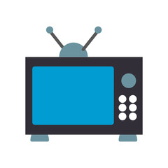Vintage tv symbol icon vector illustration graphic design