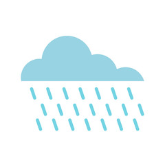 Cloud weather symbol icon vector illustration graphic design