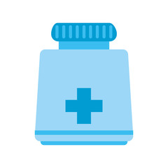 Medicine bottle symbol icon vector illustration graphic design