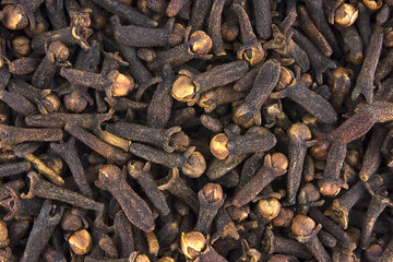 Fototapeta premium freshly dryed clove spice in pan, Bali Indonesia