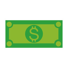 Money bill isolated icon vector illustration graphic design