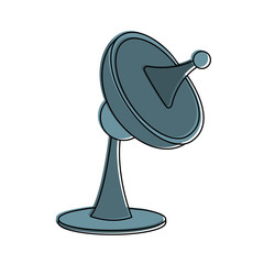 Communication antenna symbol icon vector illustration graphic design