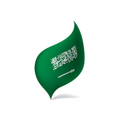 Saudi Arabia flag, vector illustration