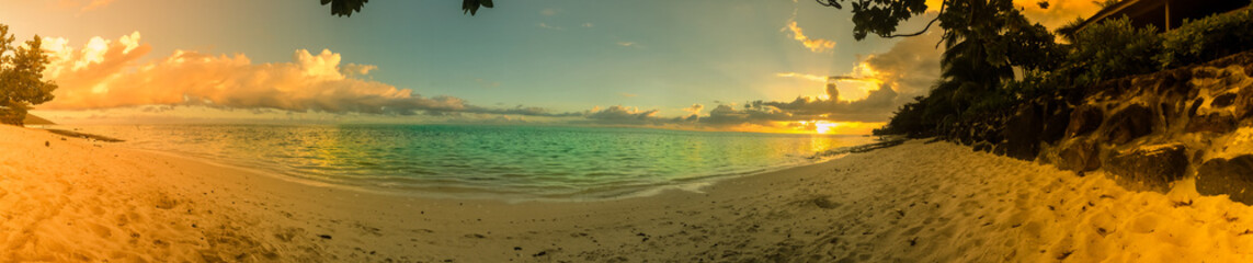Obraz premium PANORAMA PLAGE DE TAHITI