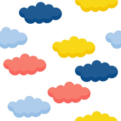 Abstract handmade seamless pattern background. Hand drawn cover for design gift card, birthday wallpaper, album, scrapbook, holiday wrapping paper, bag print, t shirt, baby nappy etc.