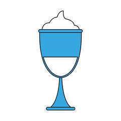 Milkshake cup symbol icon vector illustration graphic design