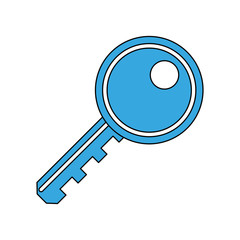 Key security device icon vector illustration graphic design
