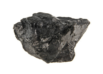 coal isolated on white background