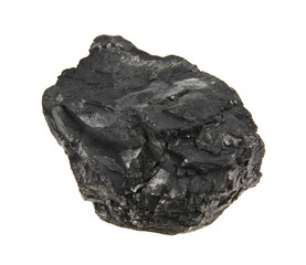 Obraz premium coal isolated on white background