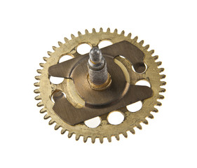 gear for a clock isolated on a white background