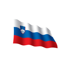 Slovenia flag, vector illustration
