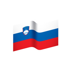 Slovenia flag, vector illustration