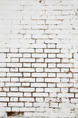white brick wall as background