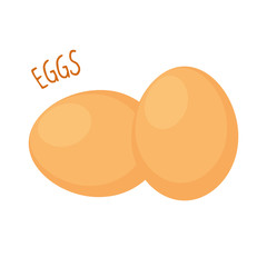 Eggs vector illustration isolated