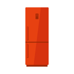 Fridge vector illustration isolated
