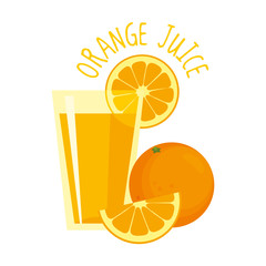 Orange vector illustration isolated