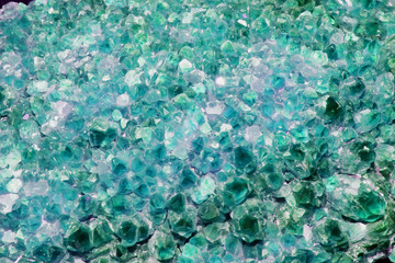 Light Green Amethyst Cluster Background