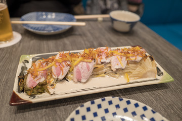和風の白菜と鴨のサラダ　シーザードレッシング