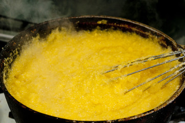 Boiling Polenta