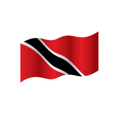 trinidad and tobago flag, vector illustration