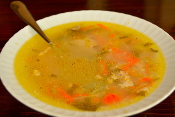 Traditional Lipovan Fish Soup