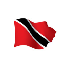 trinidad and tobago flag, vector illustration