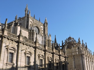 Fototapeta na wymiar Catedral Gótica de Sevilla, España