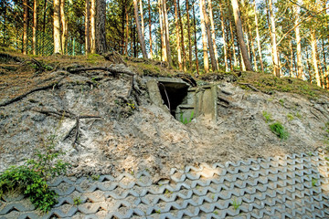 Bunker of ww2 in Poland