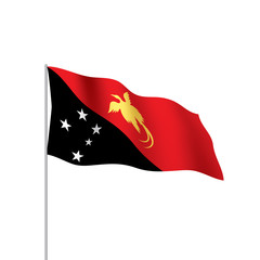Papua New Guinea flag, vector