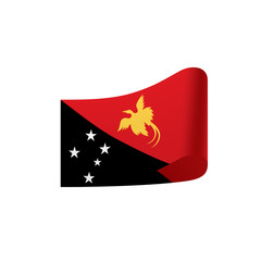 Papua New Guinea flag, vector