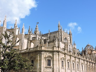 Fototapeta na wymiar Catedral sevillana, SantaMaría de la Sede, España