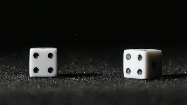 2945 Rolling Dice in Slow Motion