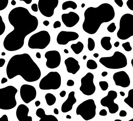 cow texture pattern repeated seamless black and white lactic chocolate animal jungle print spot skin fur milk day
