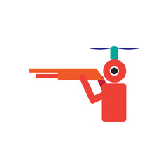 Drone Hunt Logo Icon Design