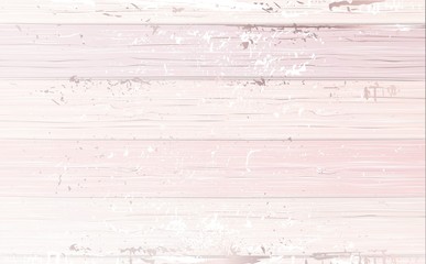 Shabby wooden pink background. Vector illustration