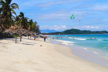 Summer beach for tourism and relaxing