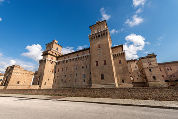 Estense Castle or Castle of San Michele - Ferrara Emilia Romagna - Italy 