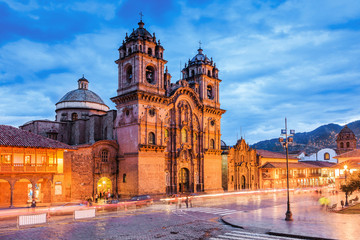 Fototapeta na wymiar Cusco, Peru. Plaza de Armas.