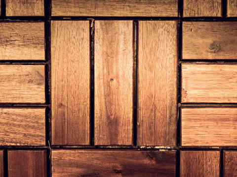 texture from parquet wood pattern arrange on floor