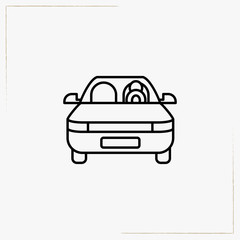 driving line icon